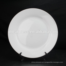 logotipo personalizado Sublimation 8 &quot;Blank Ceramic Plate